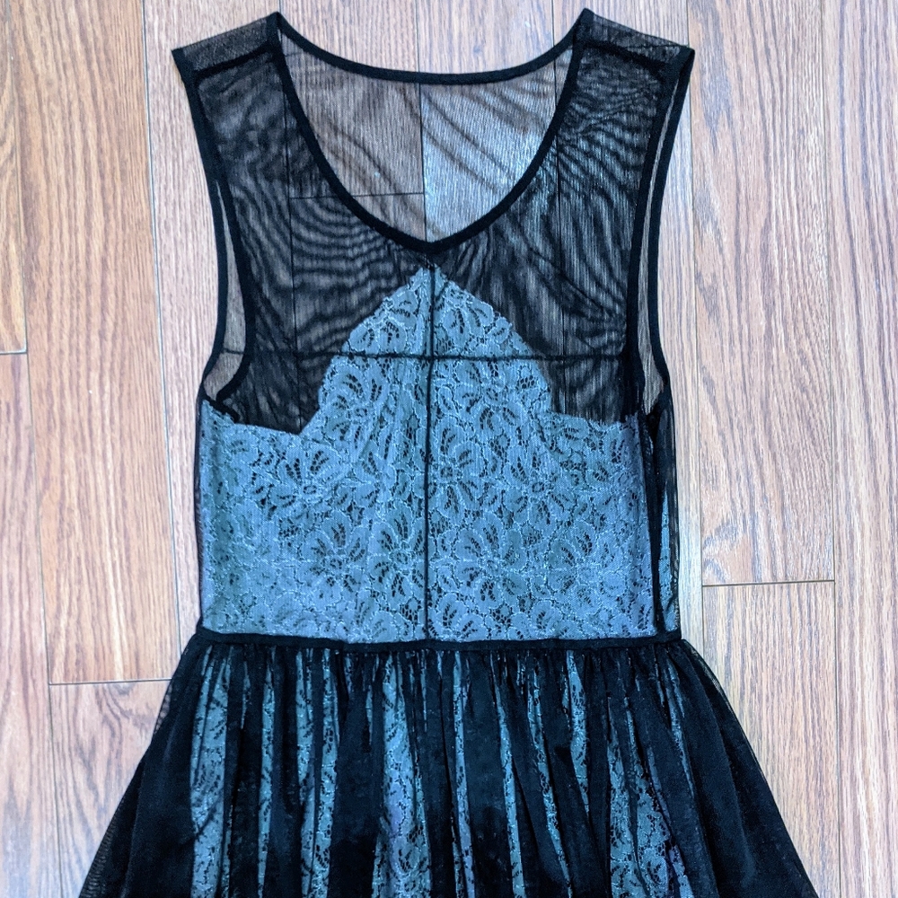 Vintage Mesh / Lace Dress - Picture 4 of 6